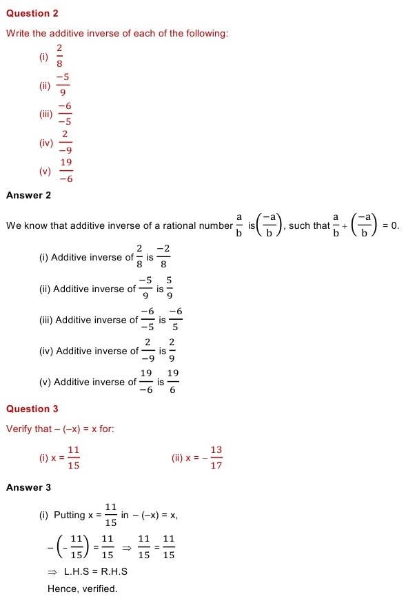 NCERT Solutions for Maths Class 8 Chapter 1 Exercise 1.1