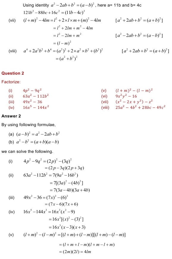 NCERT Solutions for Maths Class 8 Chapter 14 Exercise 14.2