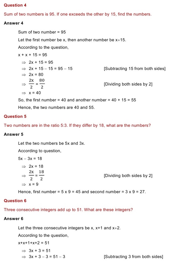NCERT Solutions for Class 8 Mathematics Chapter 2: Linear Equations in ...