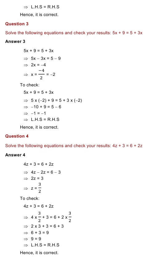 NCERT Solutions for Maths Class 8 Chapter 2