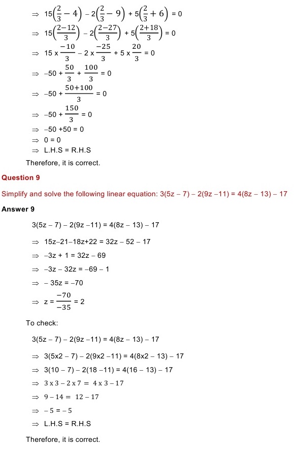 NCERT Solutions for Maths Class 8 Chapter 2 Exercise 2.5