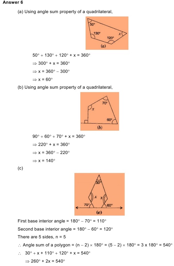 NCERT Solutions for Maths Class 8 Chapter 3 Exercise 3.1