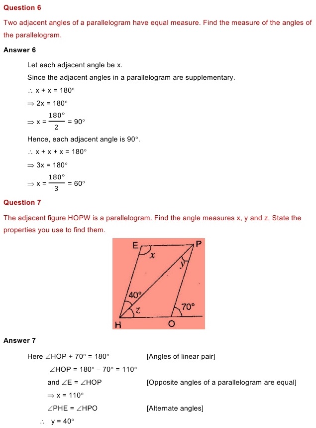 NCERT Solutions for Maths Class 8 Chapter 3 Exercise 3.3