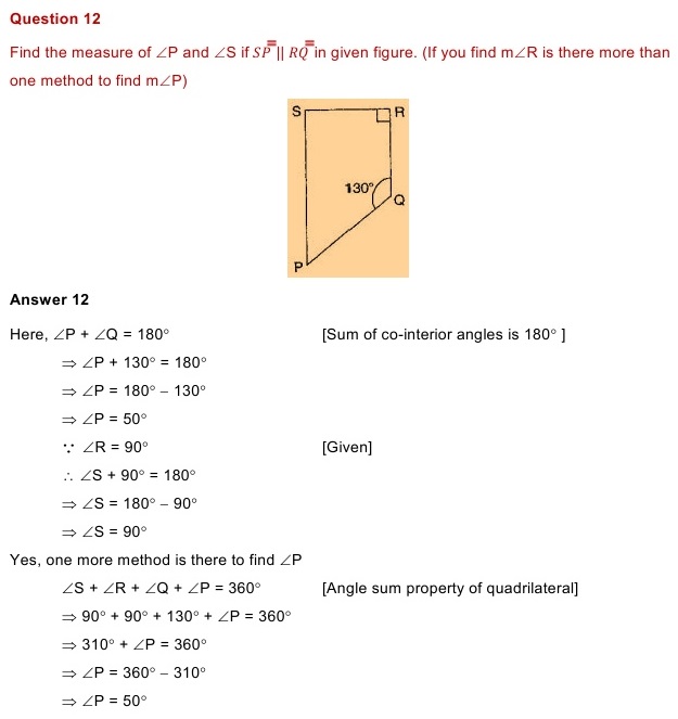 NCERT Solutions for Maths Class 8 Chapter 3 Exercise 3.3