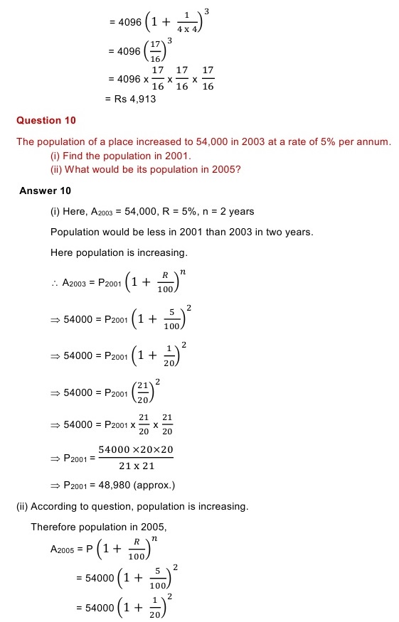 NCERT Solutions for Maths Class 8 Chapter 8 Exercise 8.3