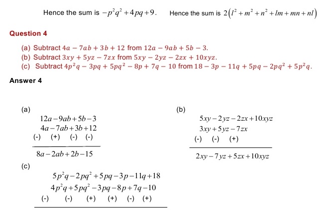 NCERT Solutions for Maths Class 8 Chapter 9 Exercise 9.1