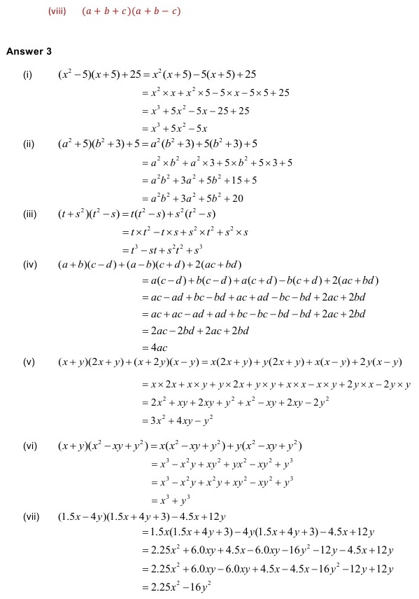NCERT Solutions for Maths Class 8 Chapter 9 Exercise 9.4