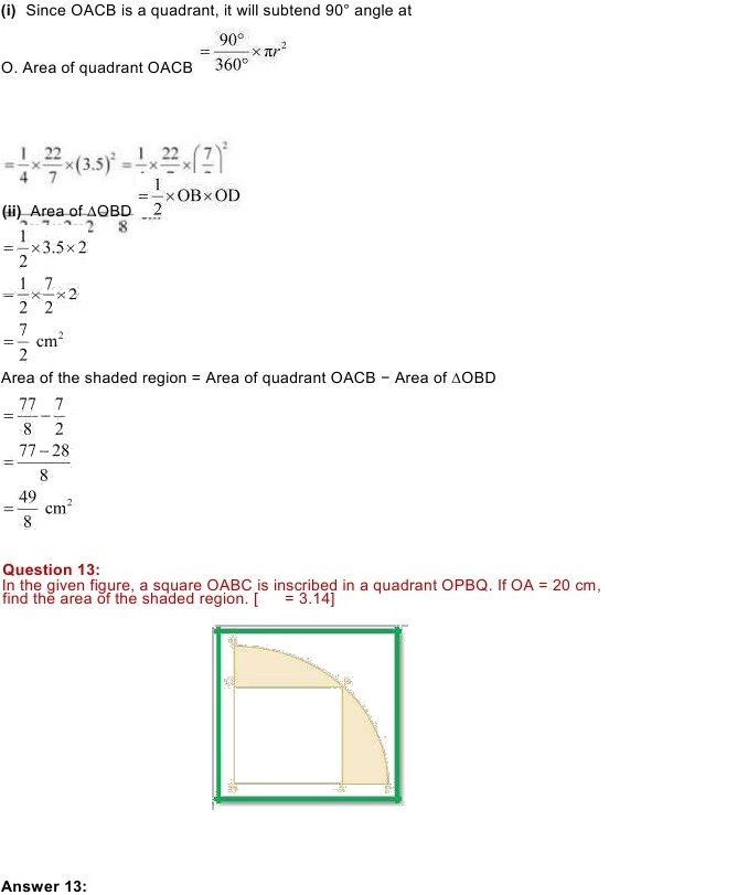 NCERT Solutions for Maths Class Chapter Exercise 