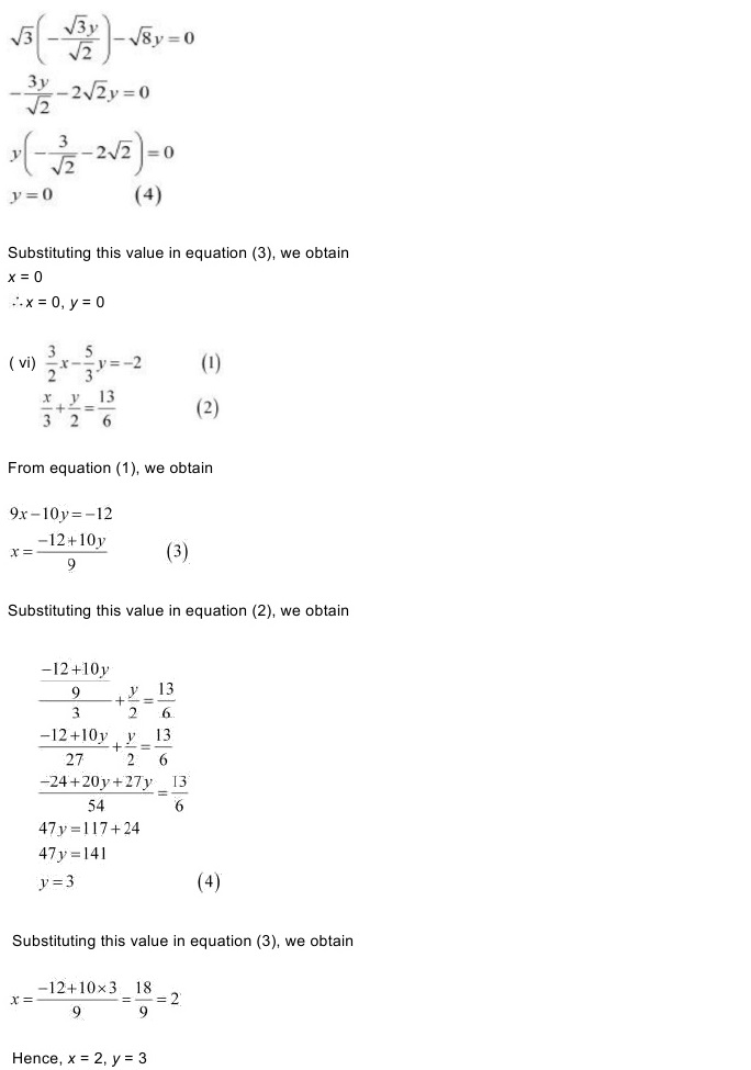 NCERT Solutions for Maths Class 10 Chapter 3