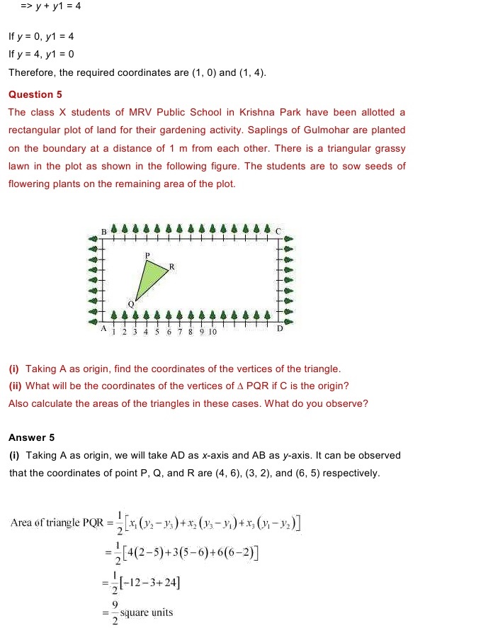 NCERT Solutions for Maths Class 10 Chapter 7 Exercise 7.2