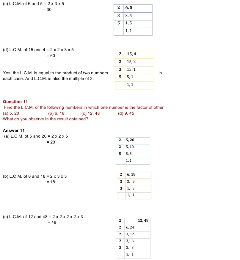 NCERT Solutions for Maths Class 6 Chapter 3 Exercise 3.7