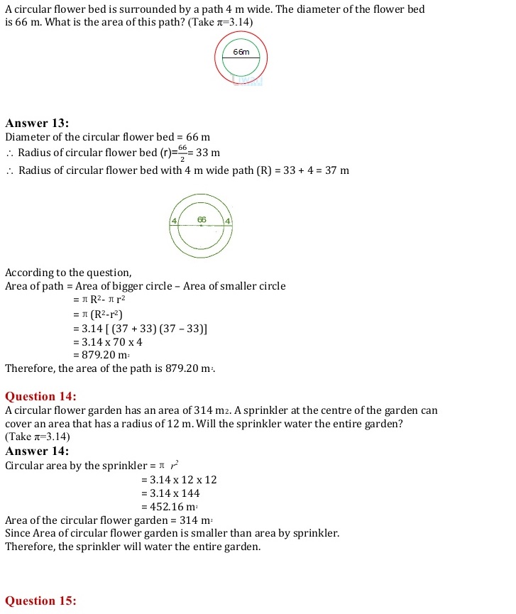 NCERT Solutions for Class 7 Mathematics Chapter 11: Perimeter and Area ...