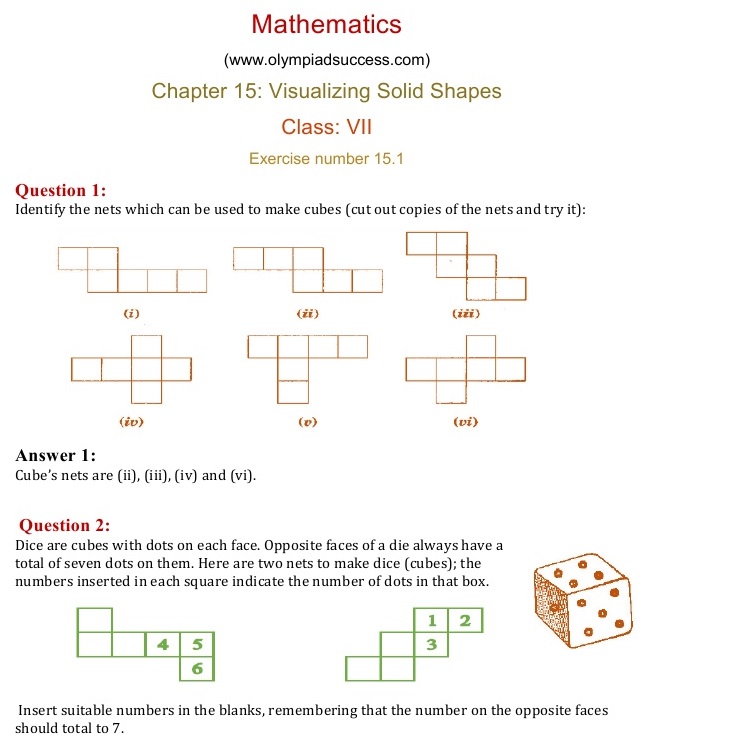 NCERT Solutions for Maths Class 7 Chapter 15 Exercise 15.1