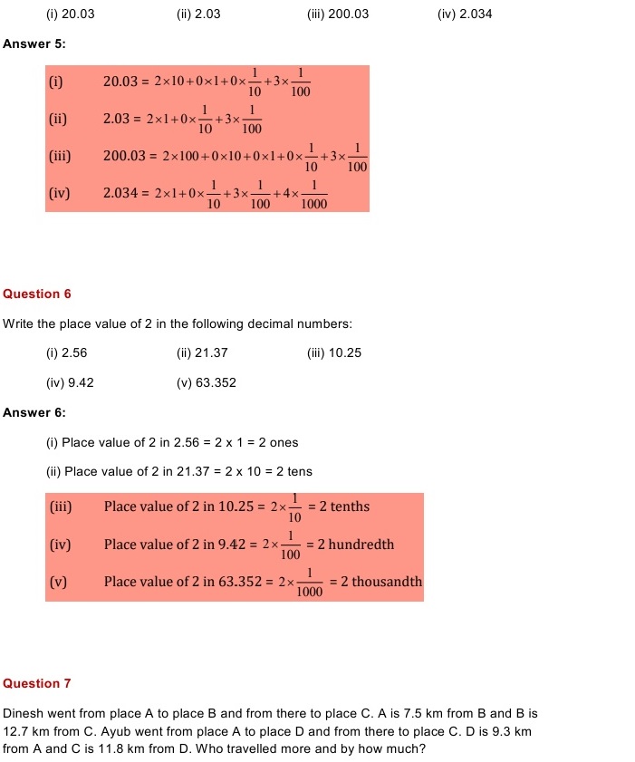 NCERT Solutions for Maths Class 7 Chapter 2 Exercise 2.5