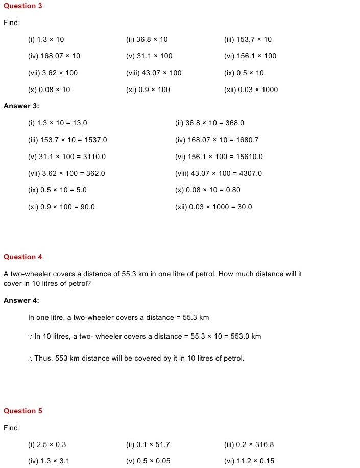 NCERT Solutions for Maths Class 7 Chapter 2 Exercise 2.6