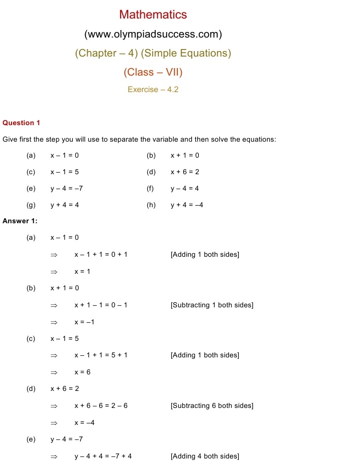 Class 7 Maths Worksheet Chapter 2
