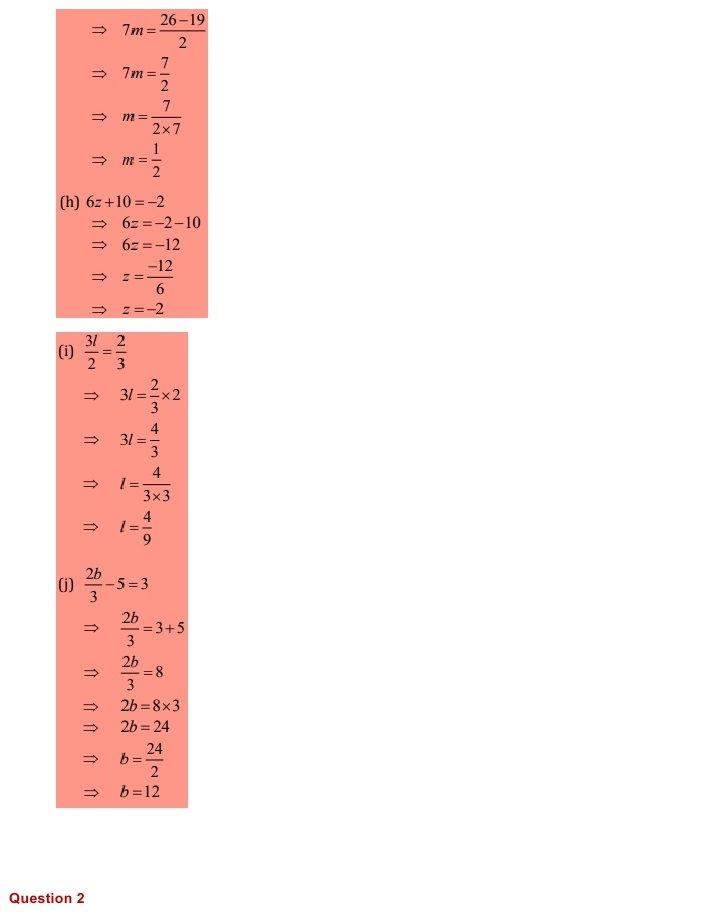 NCERT Solutions for Maths Class 7 Chapter 4 Exercise 4.3