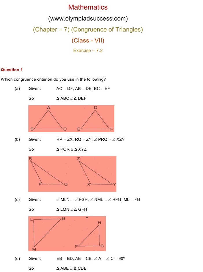 NCERT Solutions for Maths Class 7 Chapter 7 Exercise 7.2